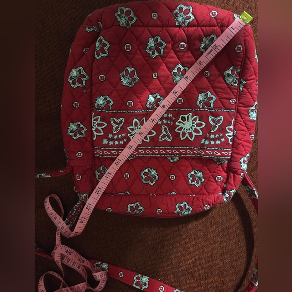 Vera Bradley Floral Red Crossbody Bag - Picture 12 of 12